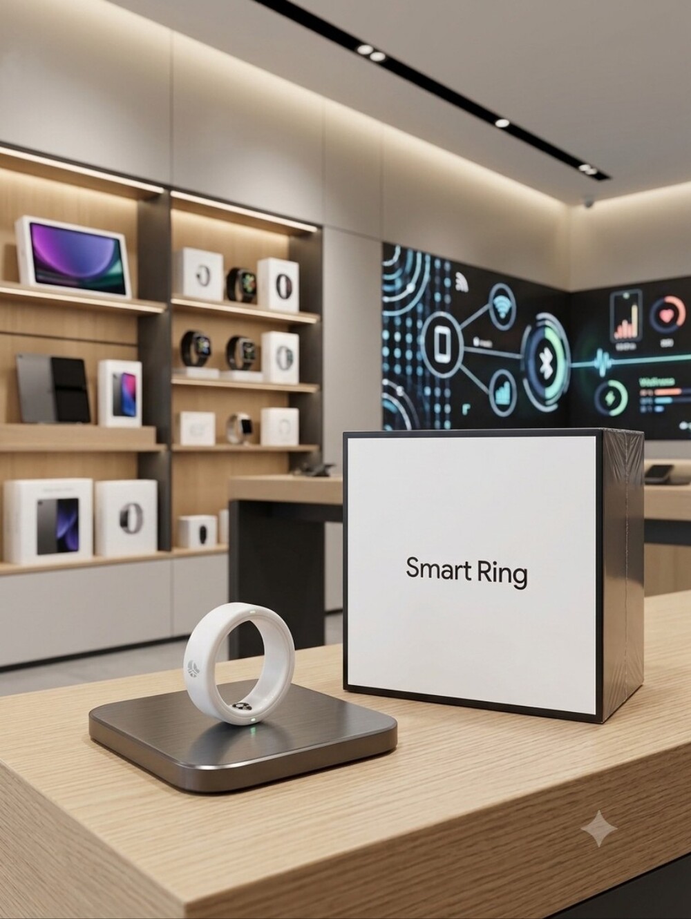 Smart Ring Wireless Wearable- Size 7 New in box